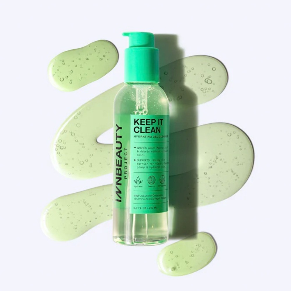 NEW INNBEAUTY PROJECT Keep It Clean Hydrating Gel Cleanser 6.7oz/200ml